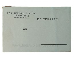leeuw briefkaart voorzijde 01
